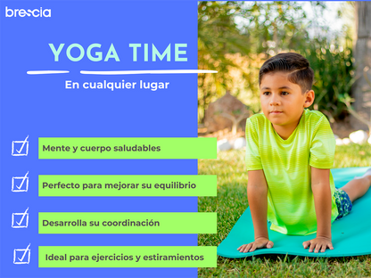 10 Tapetes Junior Niños 6mm Yoga Y Ejercicio